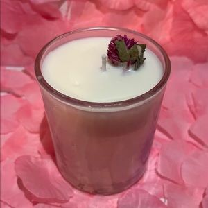 Mahogany teakwood candle